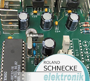 Steuerplatine aus einer Werkzeugmaschine - Roland Schnecke elektronik - Professioneller Reparaturservice