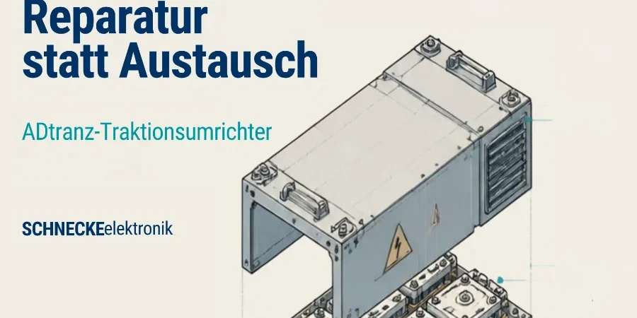 Instandsetzung eines ADtranz-Traktionsumrichters