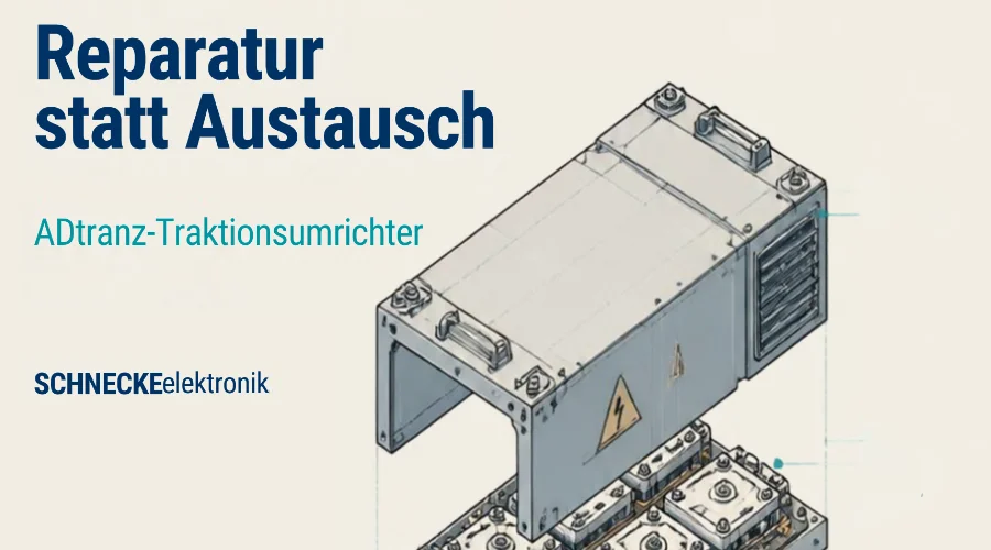 Instandsetzung eines ADtranz-Traktionsumrichters Instandsetzung eines ADtranz-Traktionsumrichters