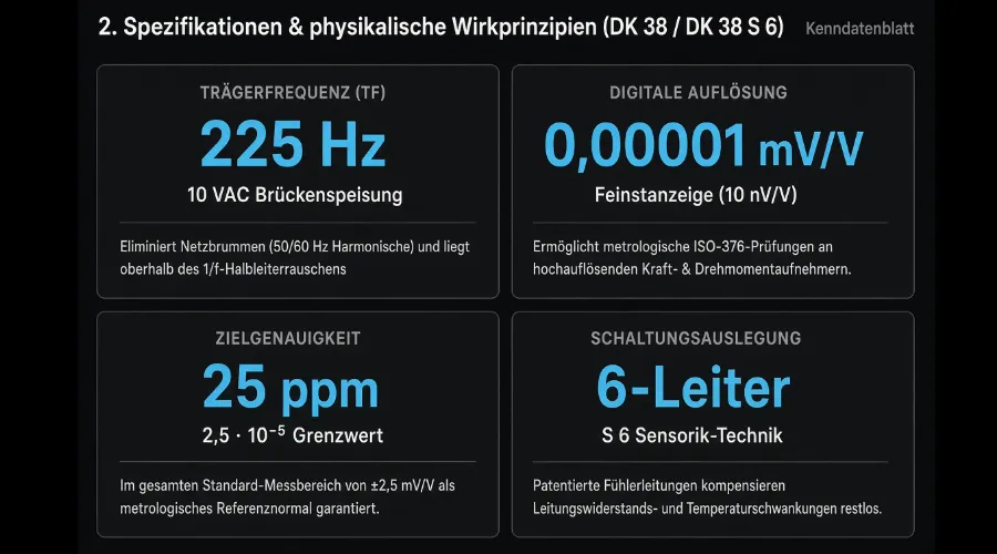 2. Spezifikationen und physikalische Wirkprinzipien (DK 38 S 6)