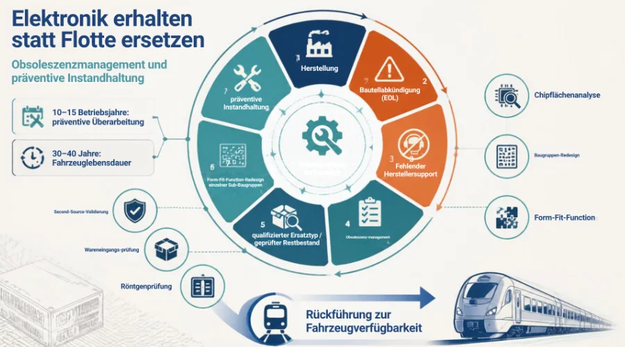 Obsoleszenzmanagement und präventive Lebensdauerverlängerung